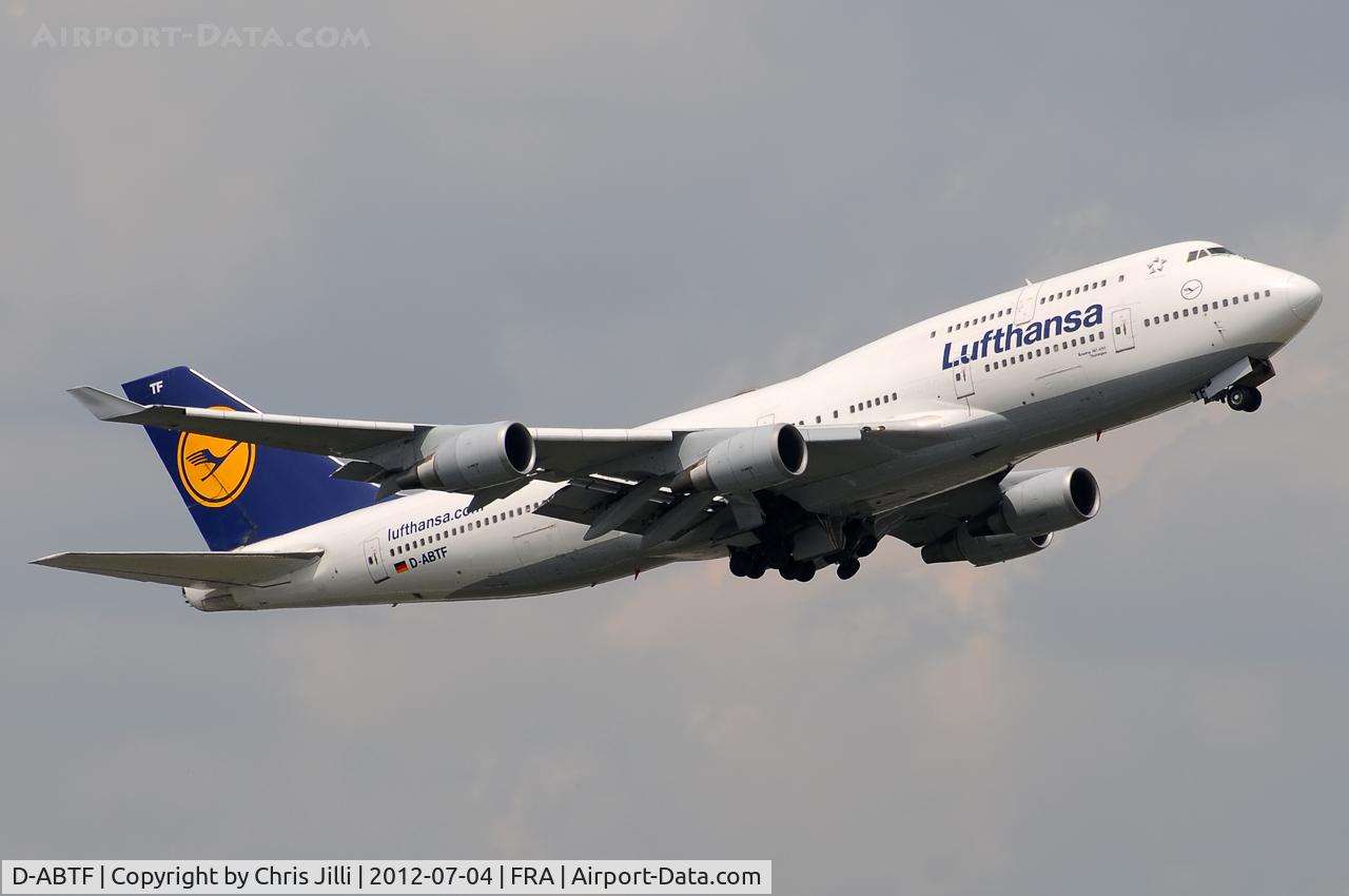 D-ABTF, 1991 Boeing 747-430M C/N 24967, Lufthansa