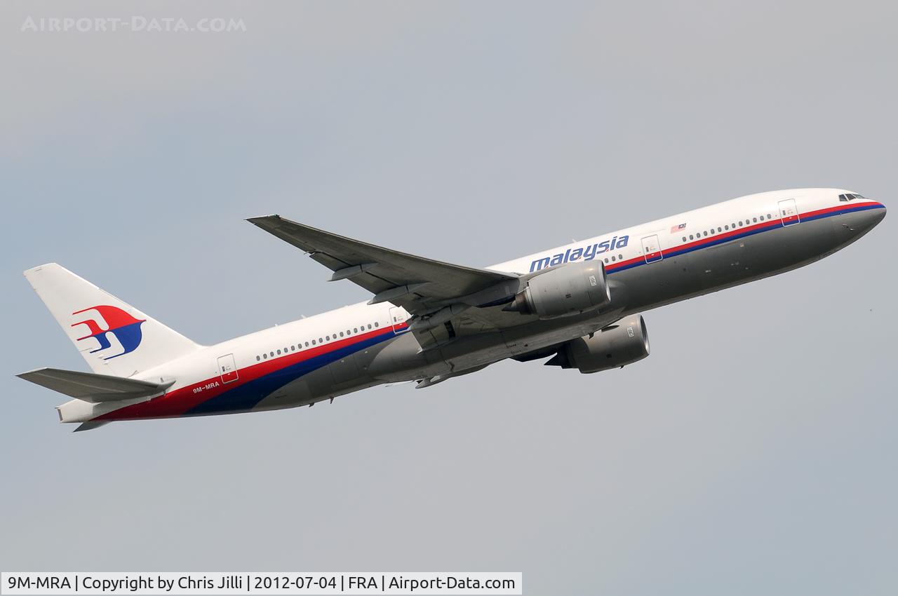 9M-MRA, 1997 Boeing 777-2H6/ER C/N 28408, Malaysia