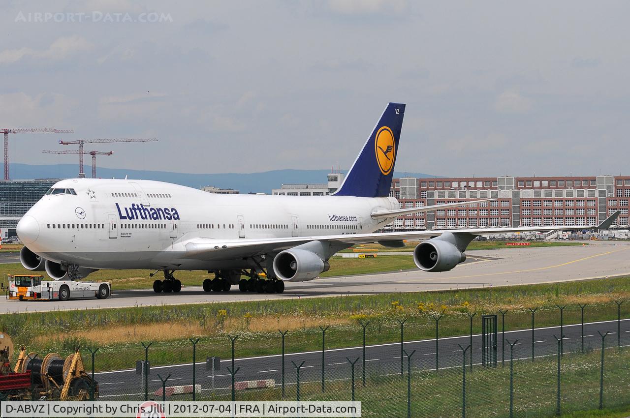 D-ABVZ, 2001 Boeing 747-430 C/N 29870, Lufthansa