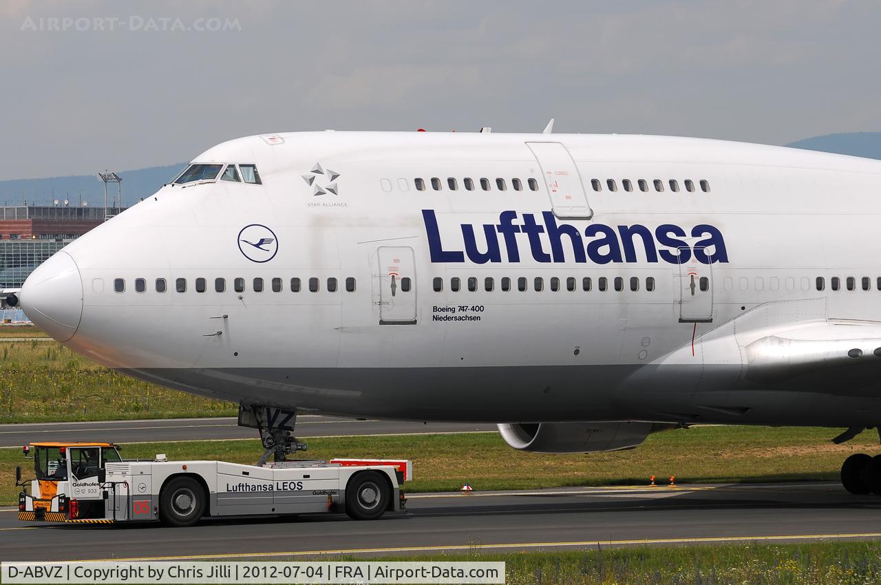 D-ABVZ, 2001 Boeing 747-430 C/N 29870, Lufthansa