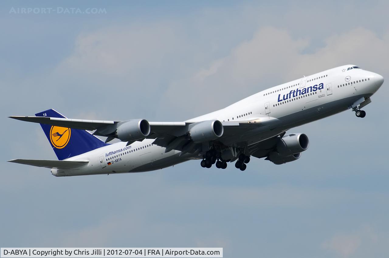 D-ABYA, 2012 Boeing 747-830 C/N 37827, Lufthansa
