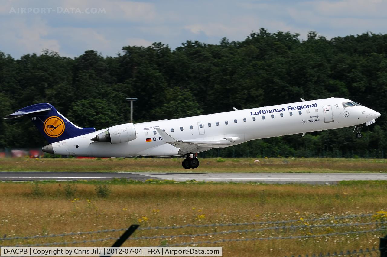 D-ACPB, 2001 Canadair CRJ-701ER (CL-600-2C10) Regional Jet C/N 10013, Lufthansa Regional