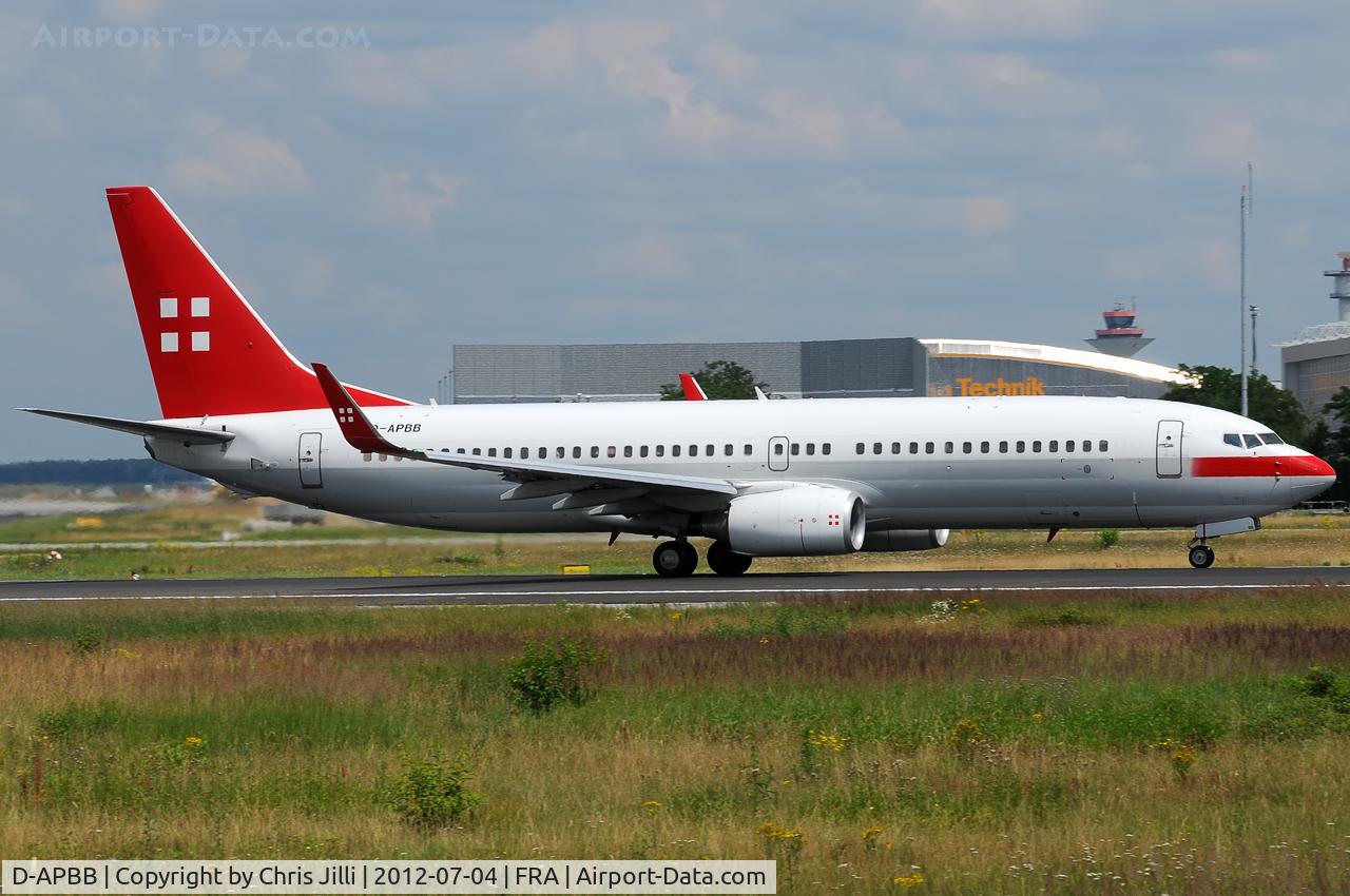D-APBB, 2008 Boeing 737-8Q8 C/N 35278, PrivatAir