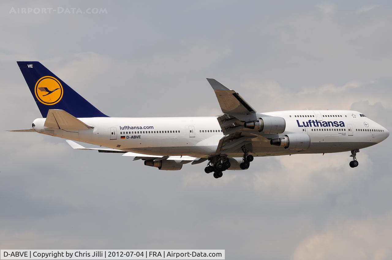 D-ABVE, 1990 Boeing 747-430 C/N 24741, Lufthansa