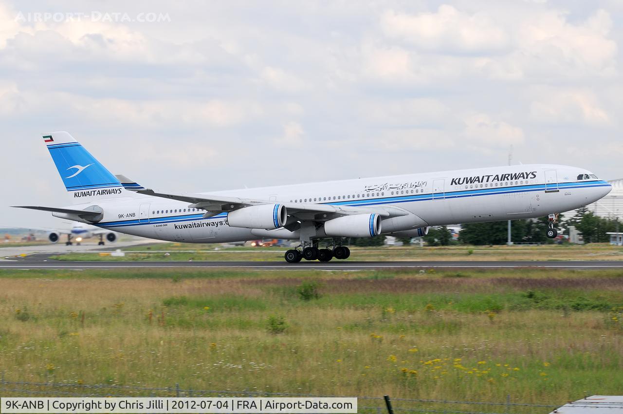 9K-ANB, 1995 Airbus A340-313 C/N 090, Kuwait Airways