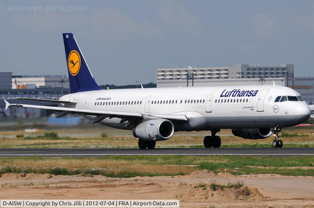 D-AISW, 2009 Airbus A321-231 C/N 4087, Lufthansa