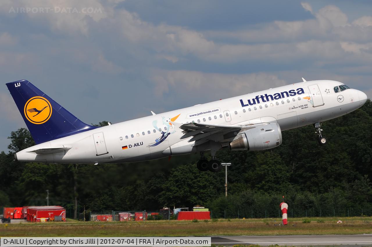 D-AILU, 1997 Airbus A319-114 C/N 744, Lufthansa