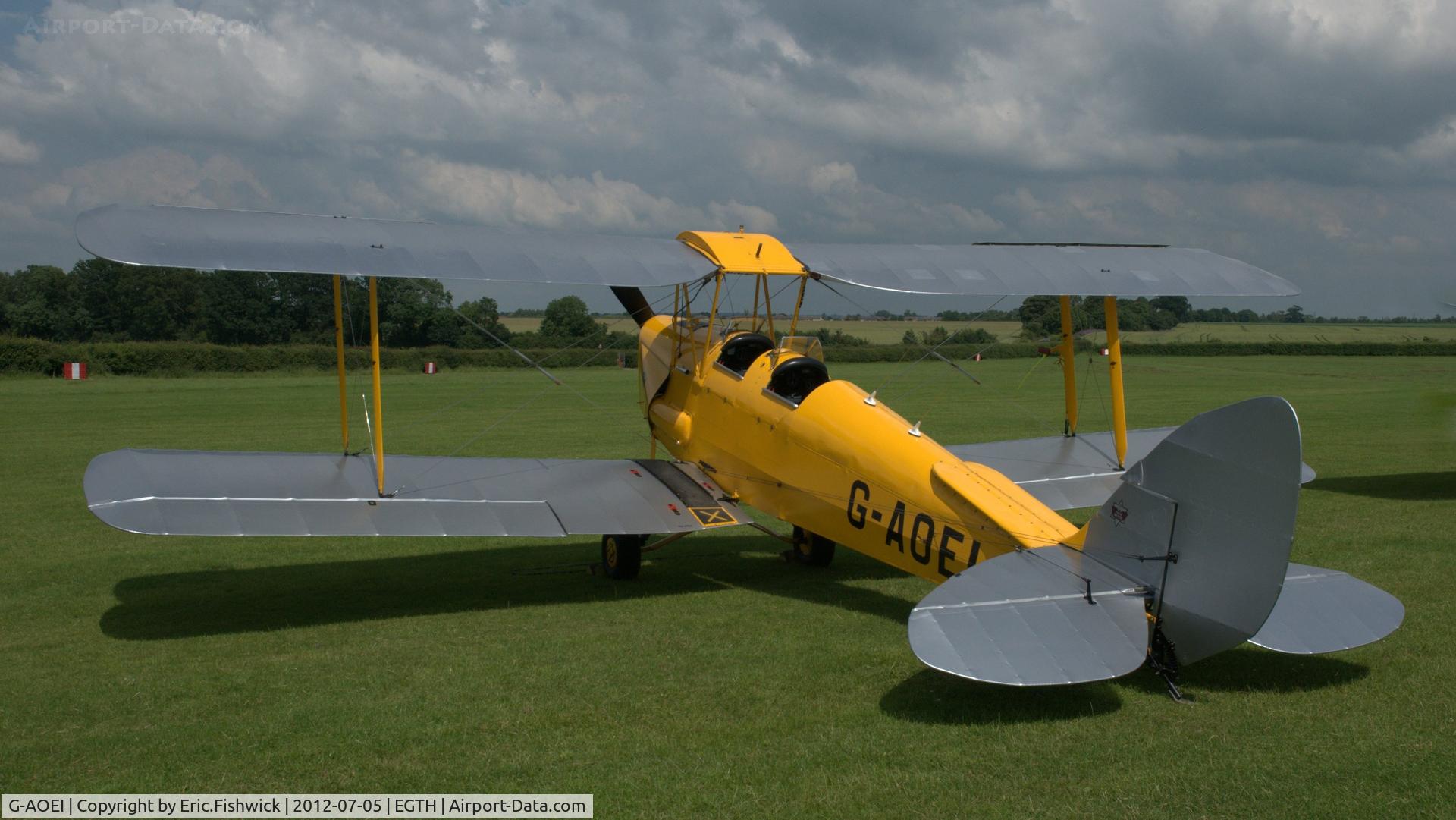 G-AOEI, 1939 De Havilland DH-82A Tiger Moth II C/N 82196/N6946, 1. G-AOEI at Shuttleworth (Old Warden) Aerodrome.