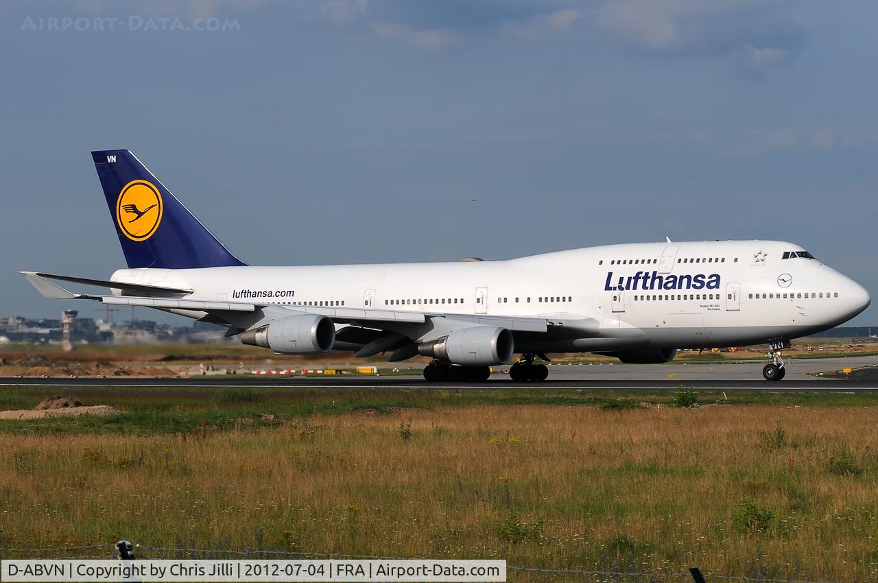 D-ABVN, 1992 Boeing 747-430 C/N 26427, Lufthansa