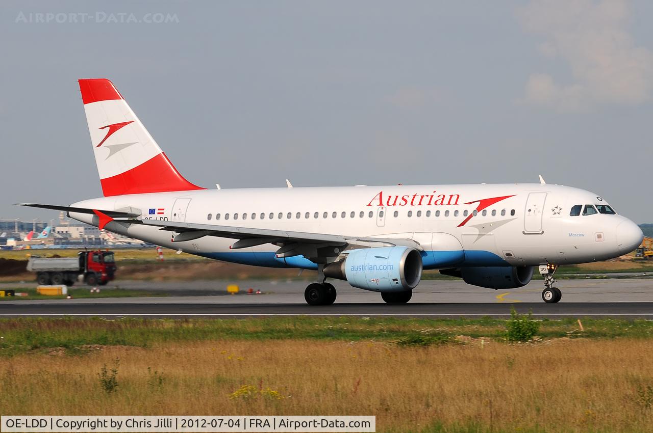 OE-LDD, 2005 Airbus A319-112 C/N 2416, Austrian