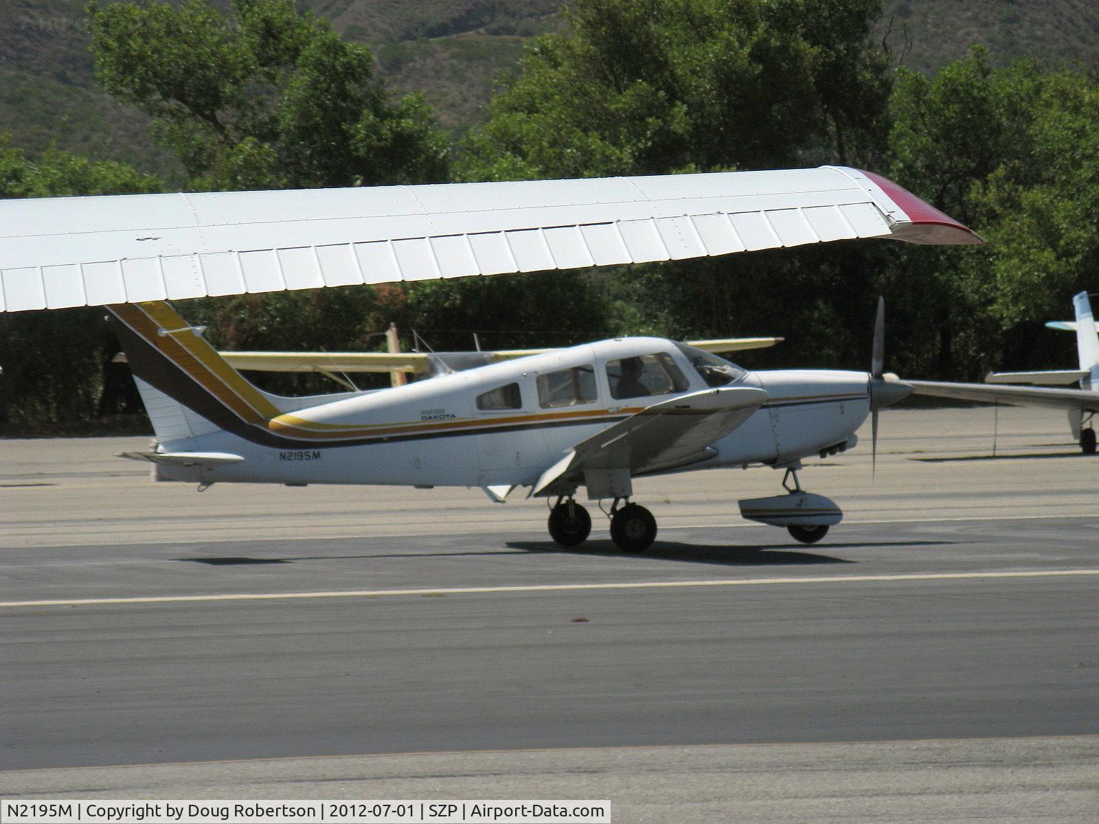 N2195M, 1979 Piper PA-28-236 Dakota C/N 28-7911090, 1979 Piper PA-28-236 DAKOTA, Lycoming O-540-J3A5D 235 Hp, landing roll Rwy 22