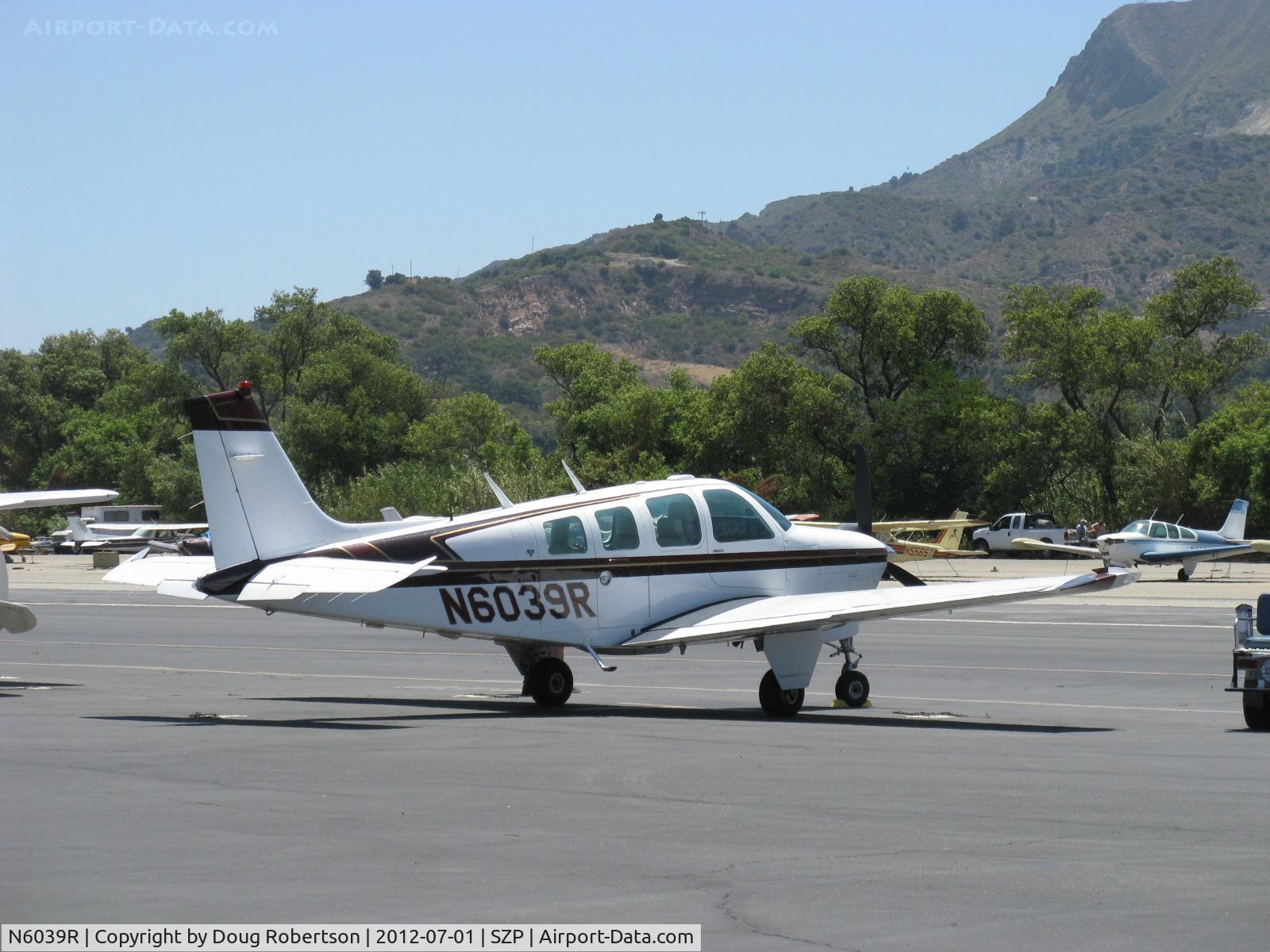 N6039R, 1979 Beech A36 Bonanza 36 C/N E-1489, 1979 Beech A36 BONANZA, Continental IO-520 285 Hp