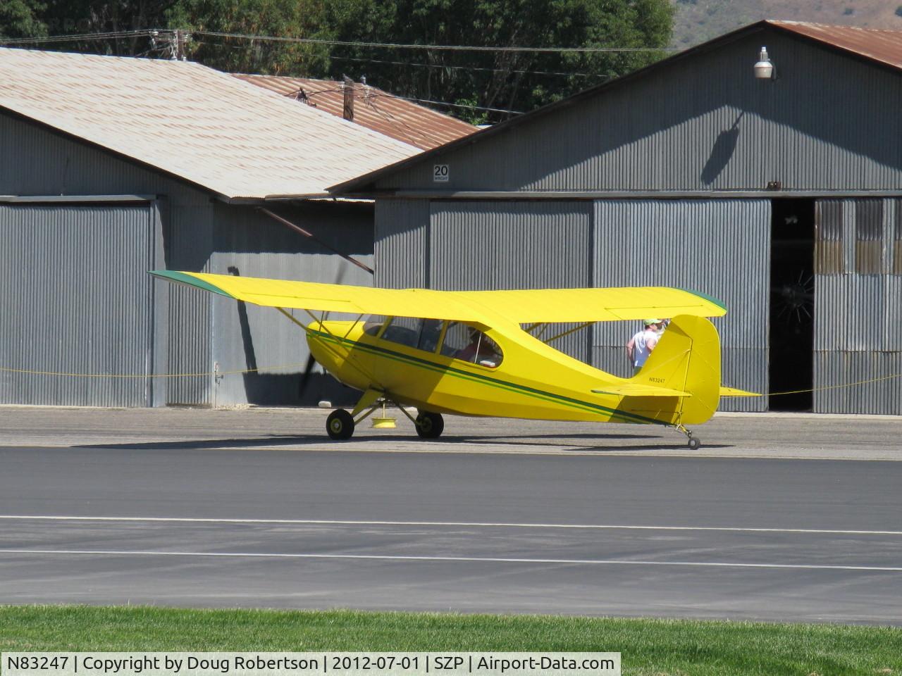 N83247, 1946 Aeronca 7AC Champion C/N 7AC-1911, 1946 Aeronca 7AC CHAMPION, Continental A&C65 65 Hp, taxi