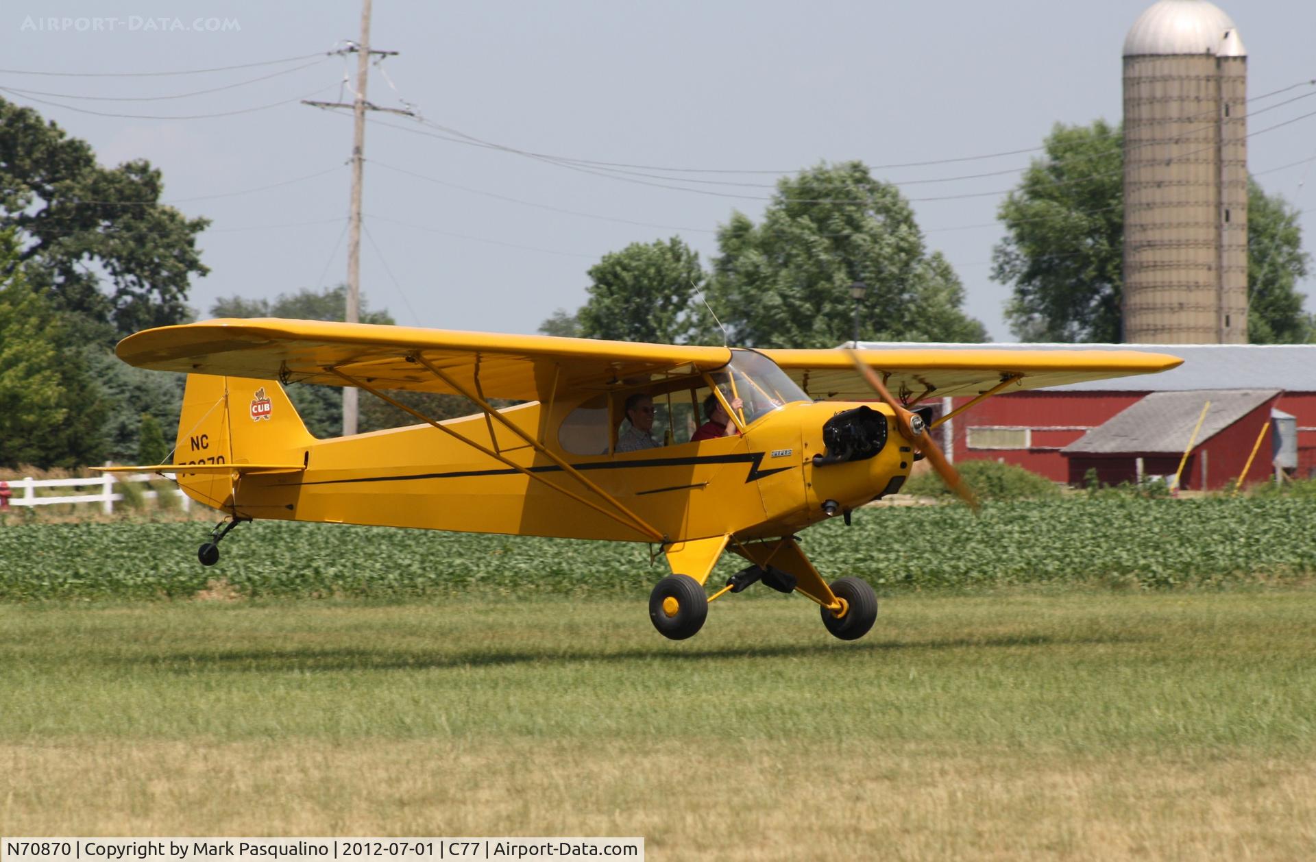 N70870, Piper J3C-65 Cub Cub C/N 17892, Piper J3C-65