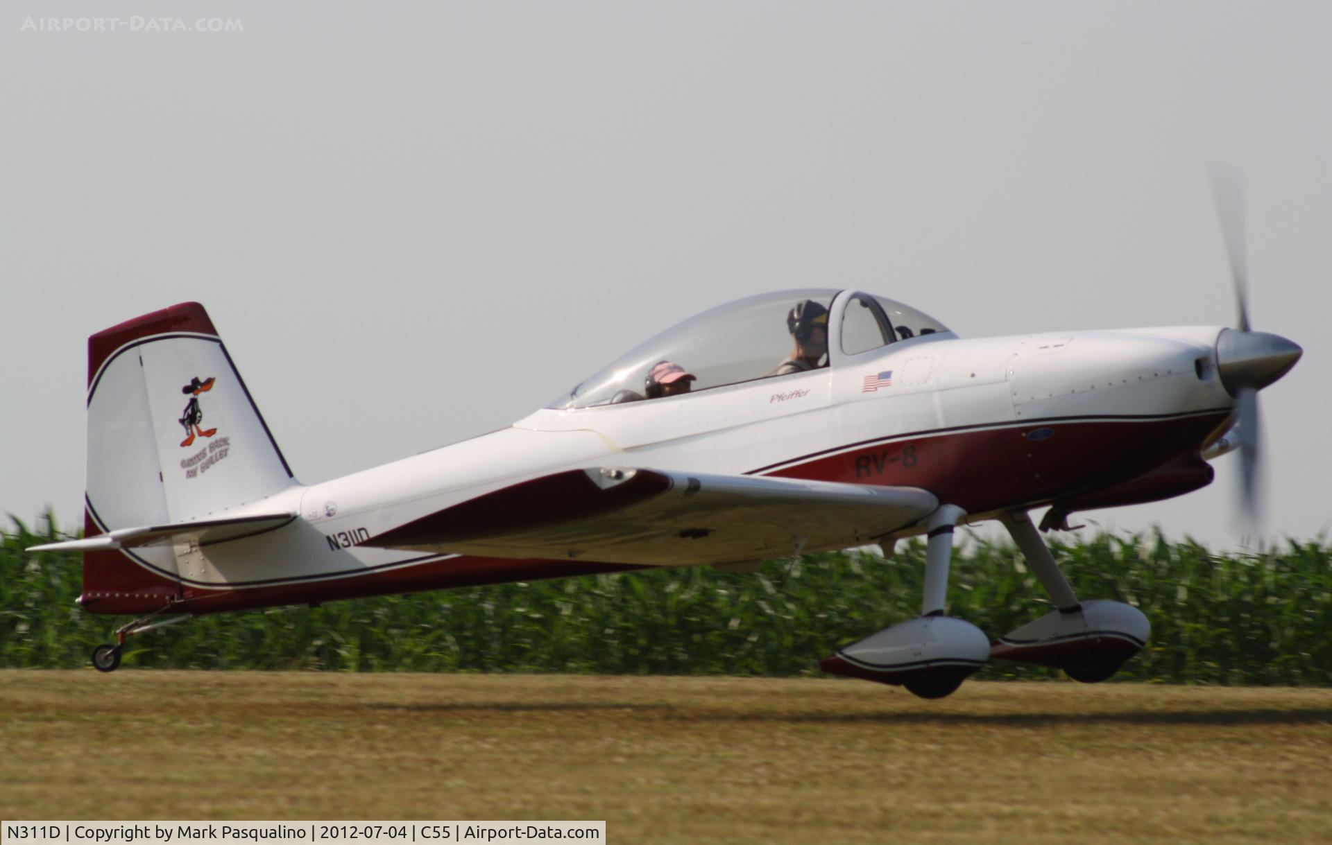 N311D, 2005 Vans RV-8 C/N 81159, Vans RV-8