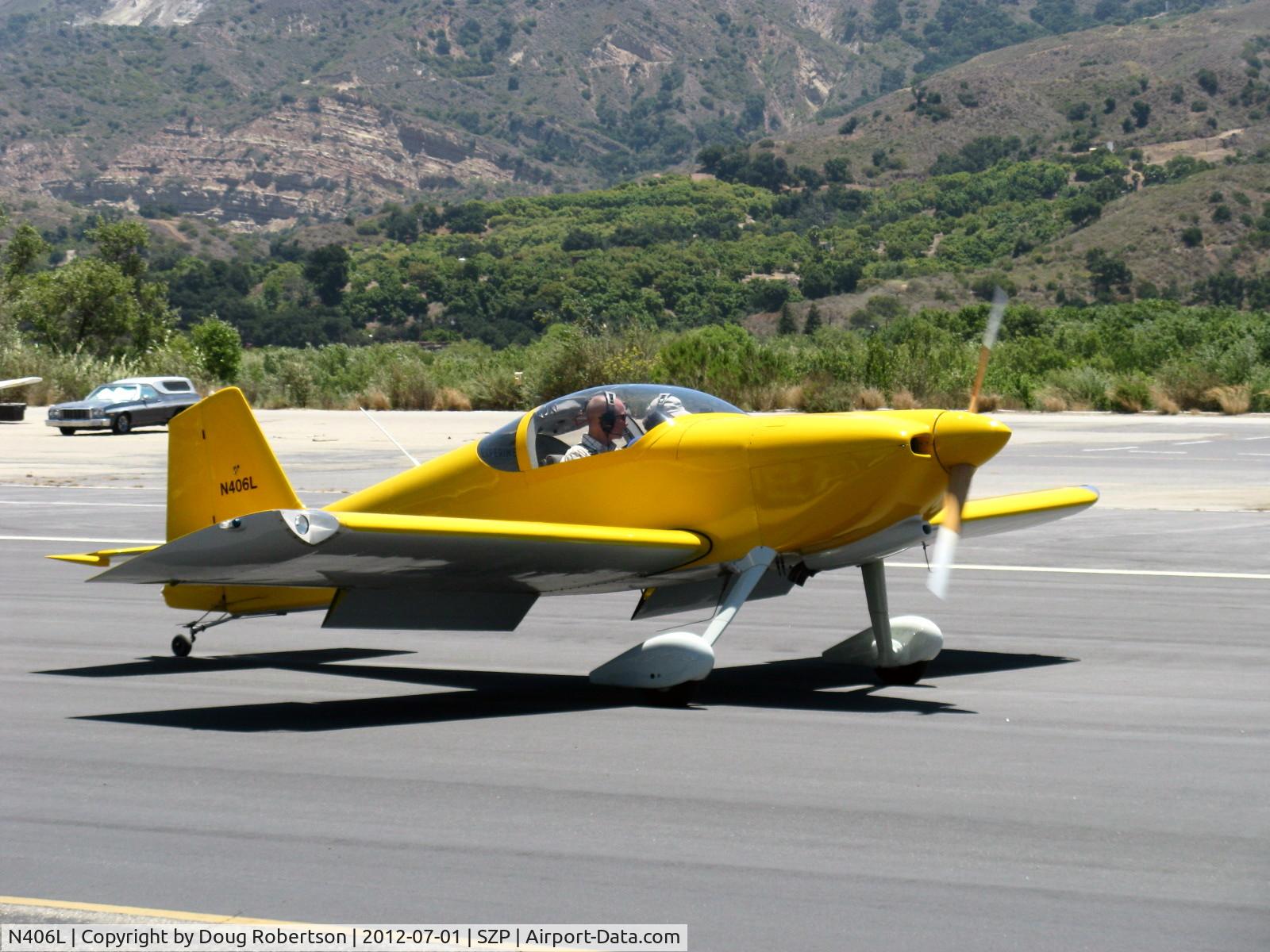 N406L, 2008 Vans RV-6 C/N 936, Provo PROVO 6, Lycoming O-320 160 Hp, taxi after landing Rwy 22