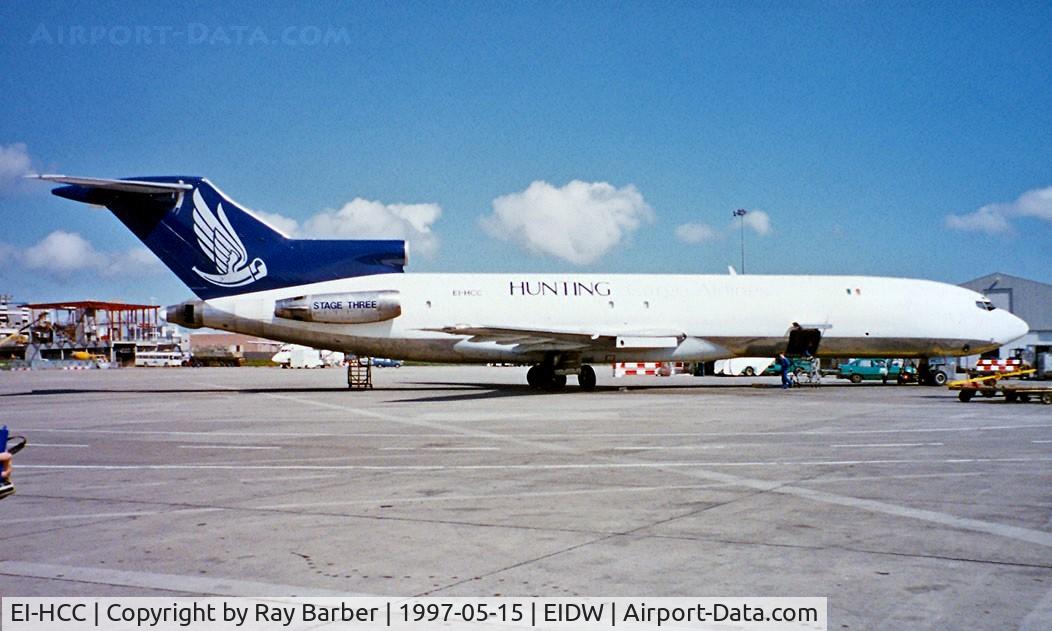 EI-HCC, 1968 Boeing 727-223 C/N 19480, Boeing 727-223F [19480] (Hunting Cargo Airlines) Dublin~EI 15/05/1997.