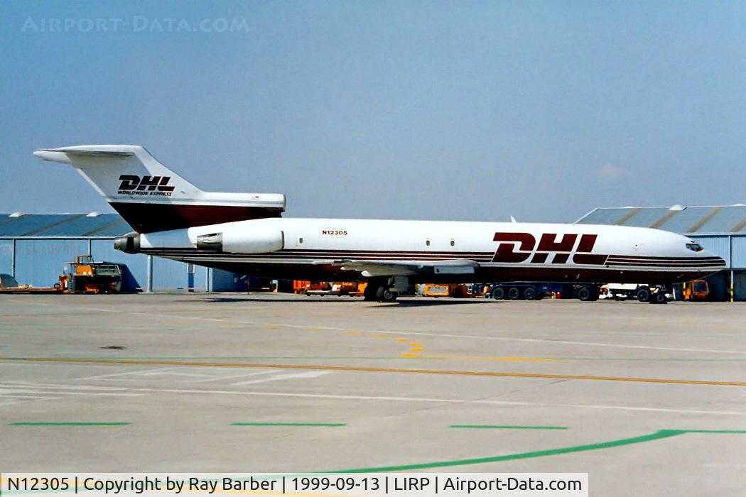 N12305, 1968 Boeing 727-231 C/N 19562, Boeing 727-231F [19562] (DHL) Pisa~I 13/09/1999. Seen here.