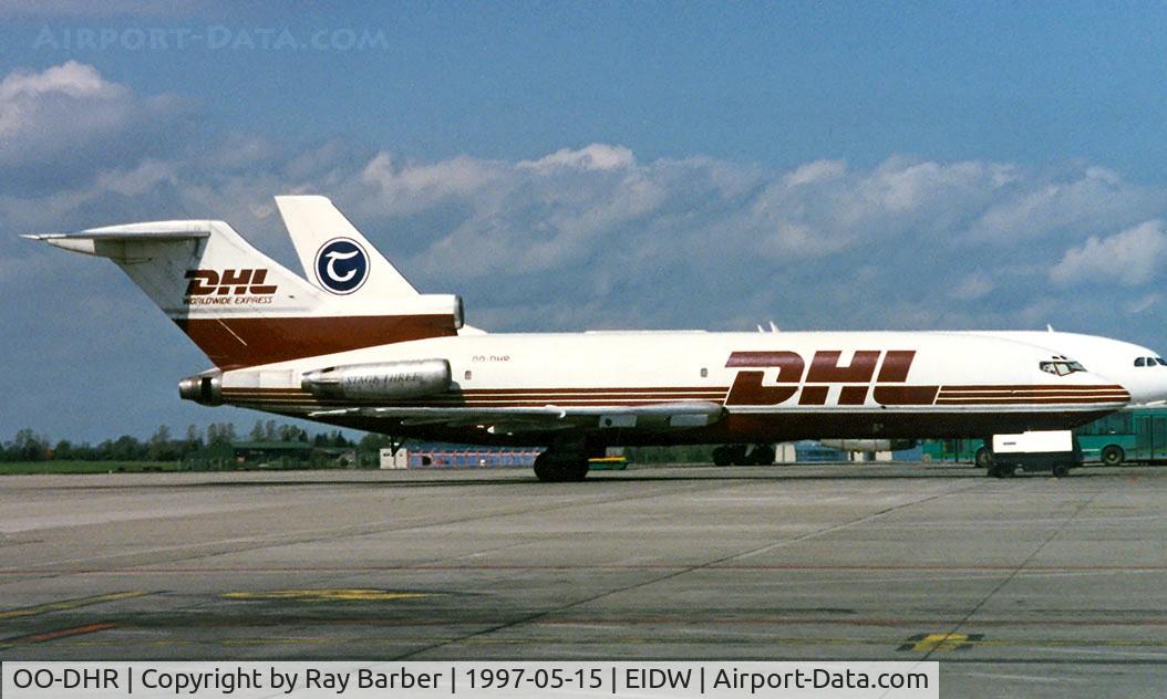 OO-DHR, 1967 Boeing 727-35(F) C/N 19834, Boeing 727-35(F) [19834] (European Air Transport/DHL) Dublin~EI 15/05/1997. Seen here.