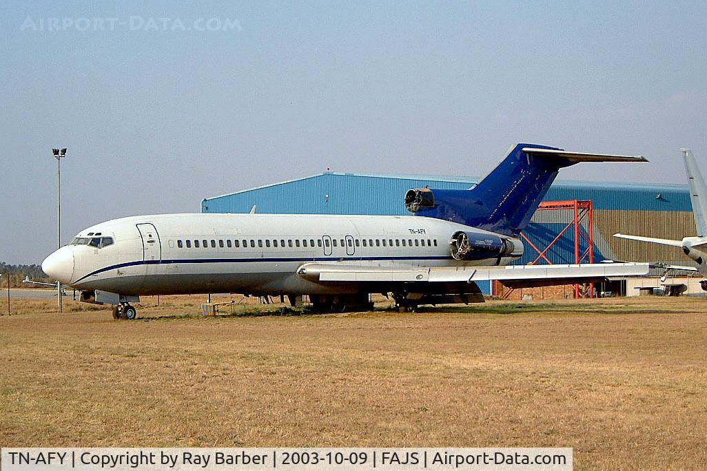 TN-AFY, Boeing 727-35 C/N 19833, Boeing 727-35 [19833] (Unknown) Johannesburg-Jan Smuts~ZS 09/10/2003. Stored here and broken up 11-2004.