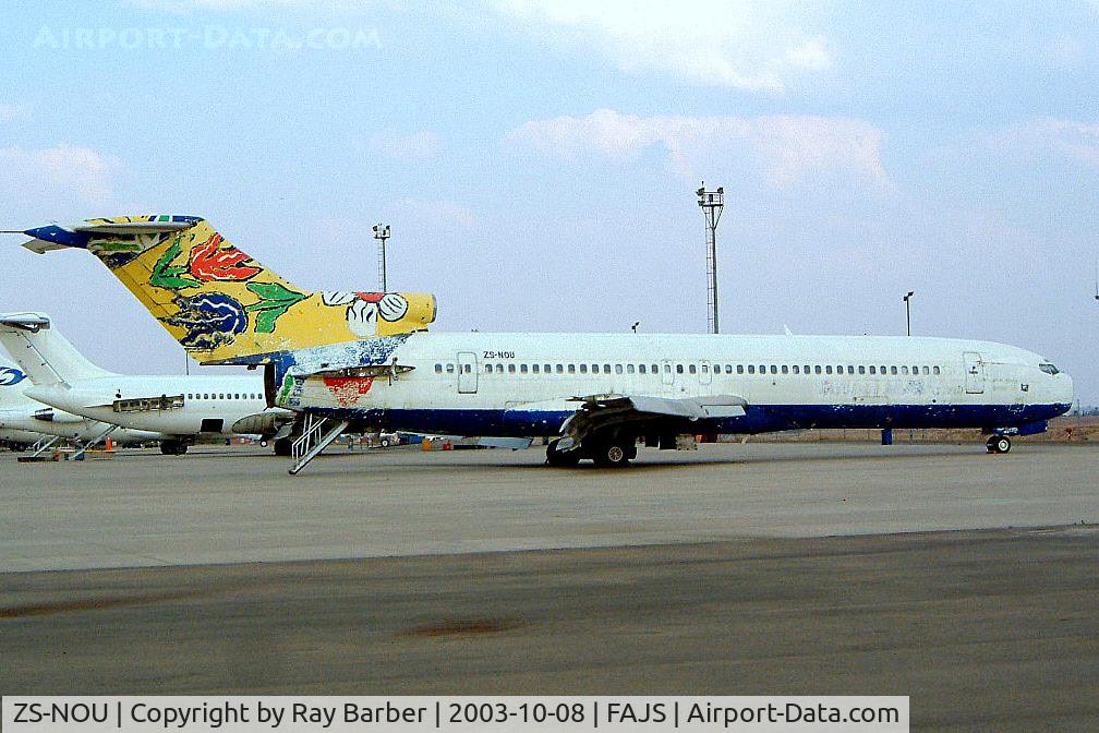 ZS-NOU, 1975 Boeing 727-230 C/N 21113, Boeing 727-230 [21113] (Safair) Johannesburg Int/Jan Smuts~ZS 09/10/2003. Seen here now broken up.