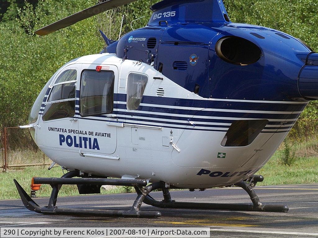 290, Eurocopter EC-135P-2 C/N 0290, Targu-Mures marosvásárhely hospital