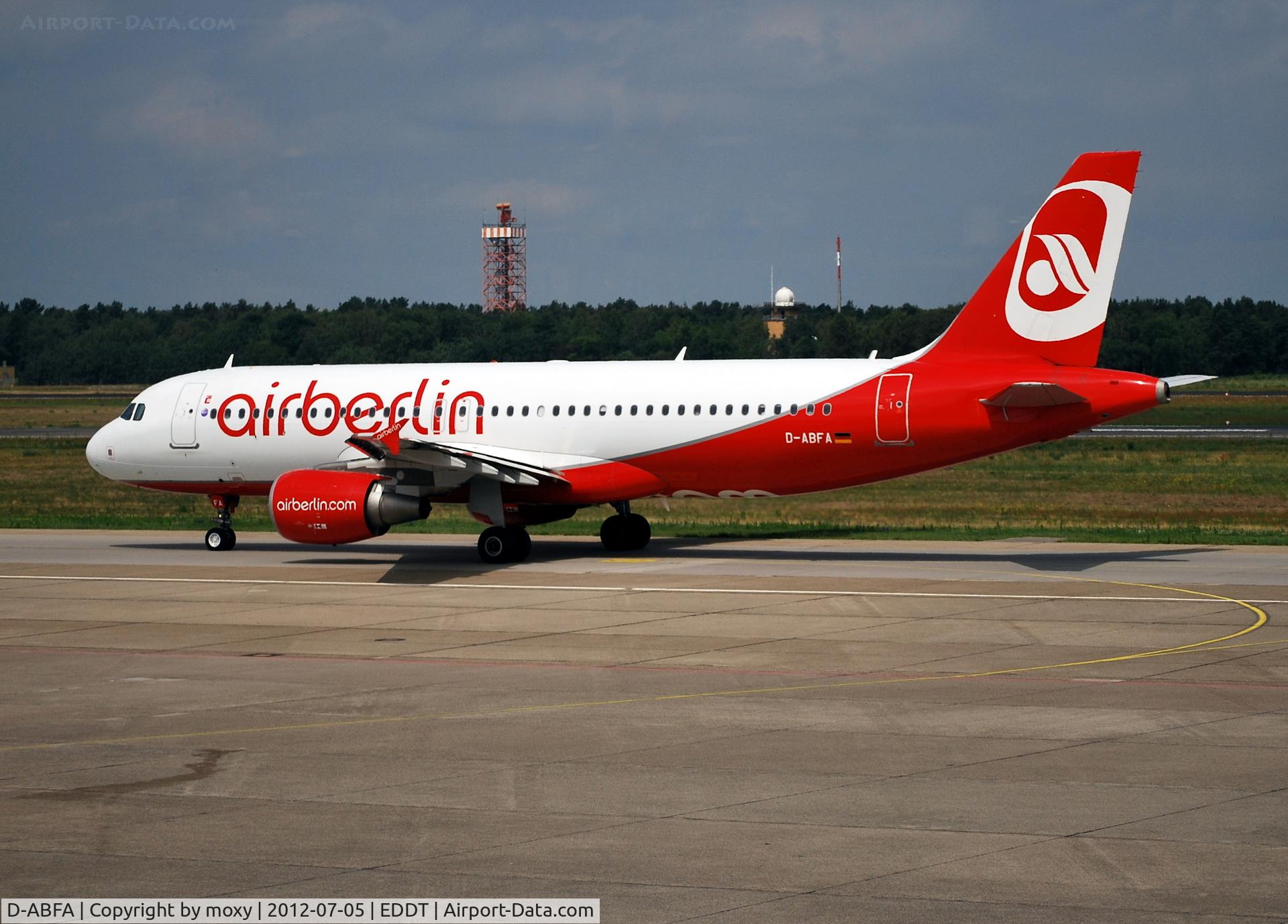 D-ABFA, 2009 Airbus A320-214 C/N 4101, Airbus A320-214 at Berlin Tegel.