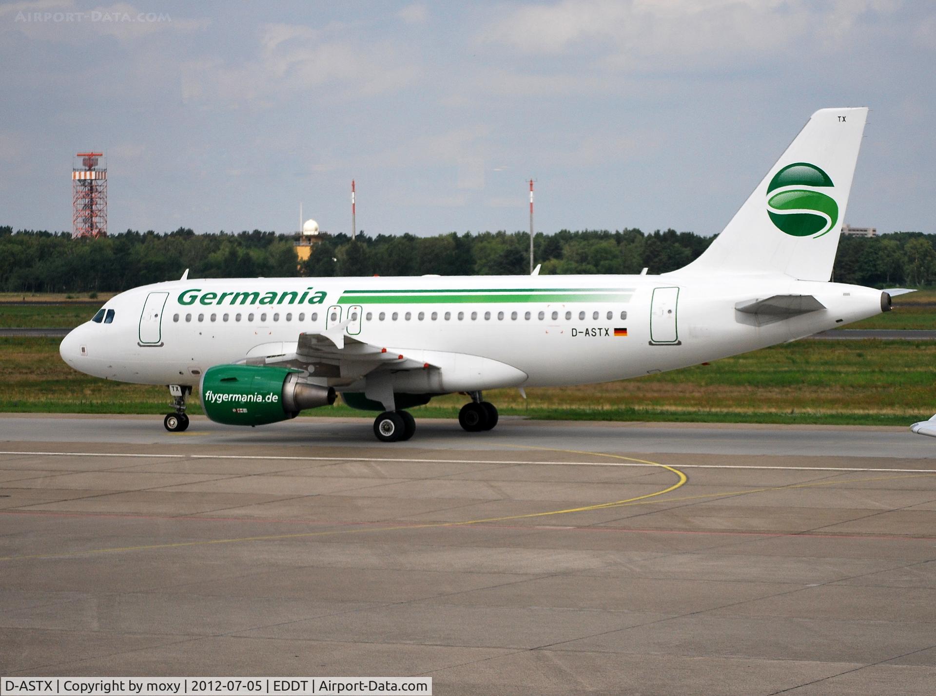 D-ASTX, 2007 Airbus A319-111 C/N 3202, Airbus A319-112 at Berlin Tegel.