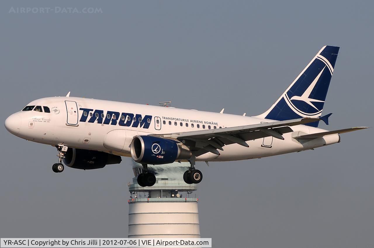 YR-ASC, 2007 Airbus A318-121 C/N 3220, TAROM