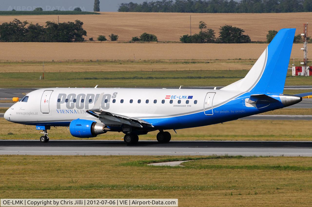 OE-LMK, 2006 Embraer 170LR (ERJ-170-100LR) C/N 17000150, People's Viennaline