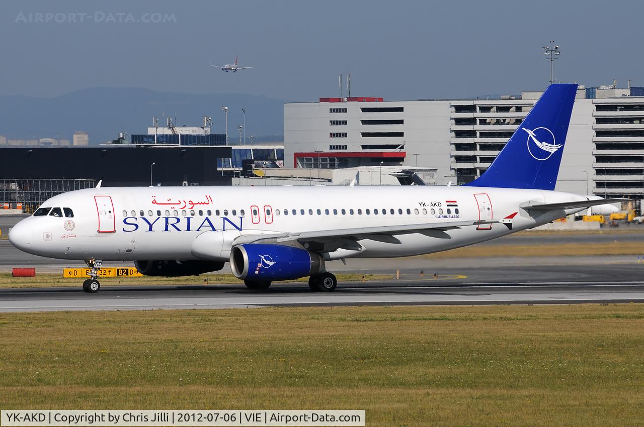 YK-AKD, 1999 Airbus A320-232 C/N 1076, Syrian