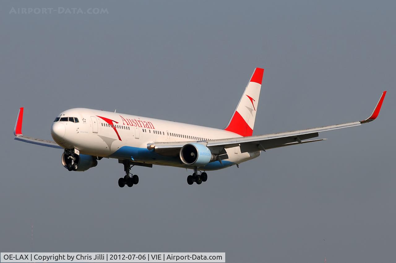OE-LAX, 1992 Boeing 767-3Z9/ER C/N 27095, Austrian Airlines