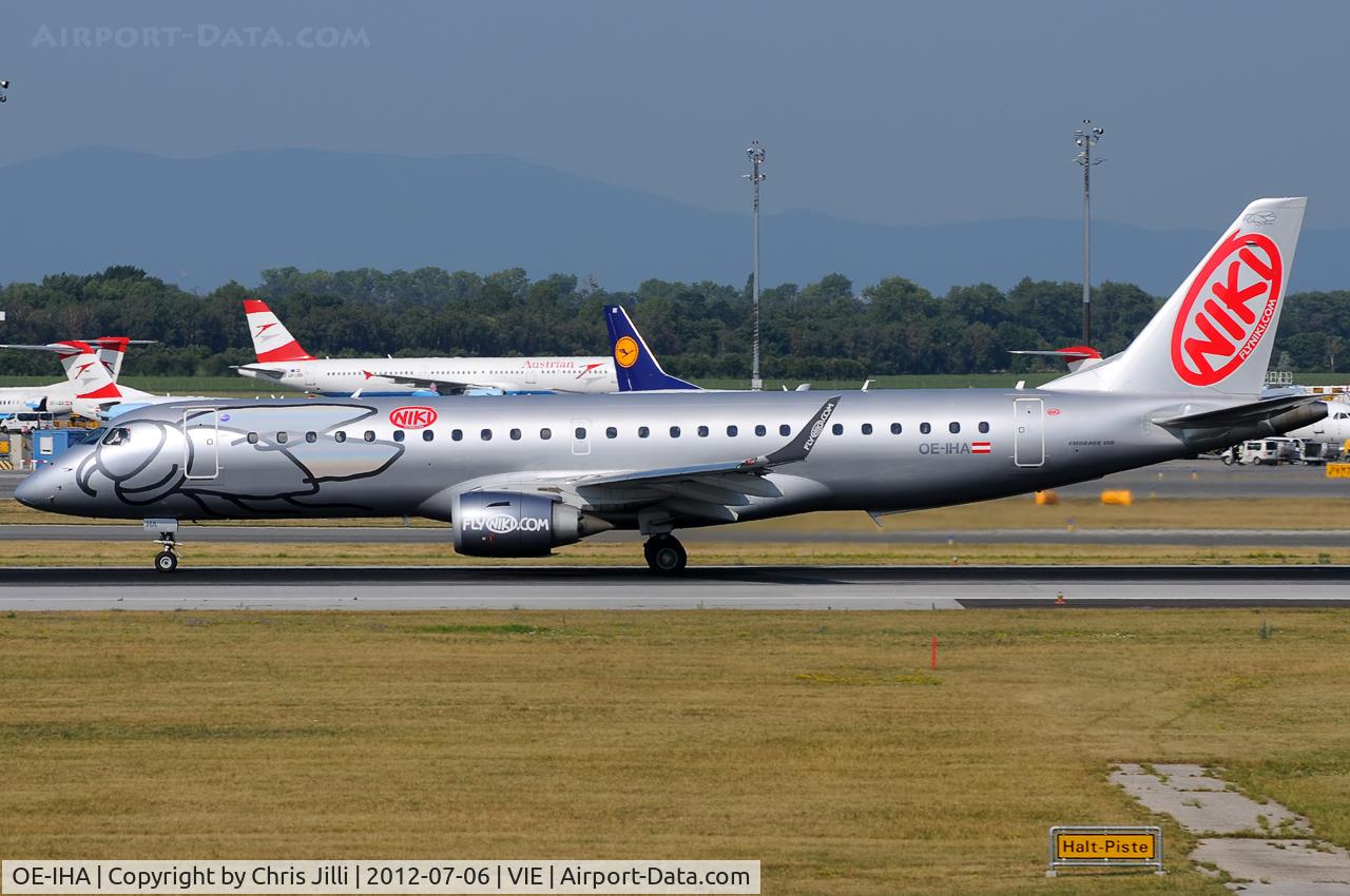 OE-IHA, 2009 Embraer 190LR (ERJ-190-100LR) C/N 19000285, NIKI