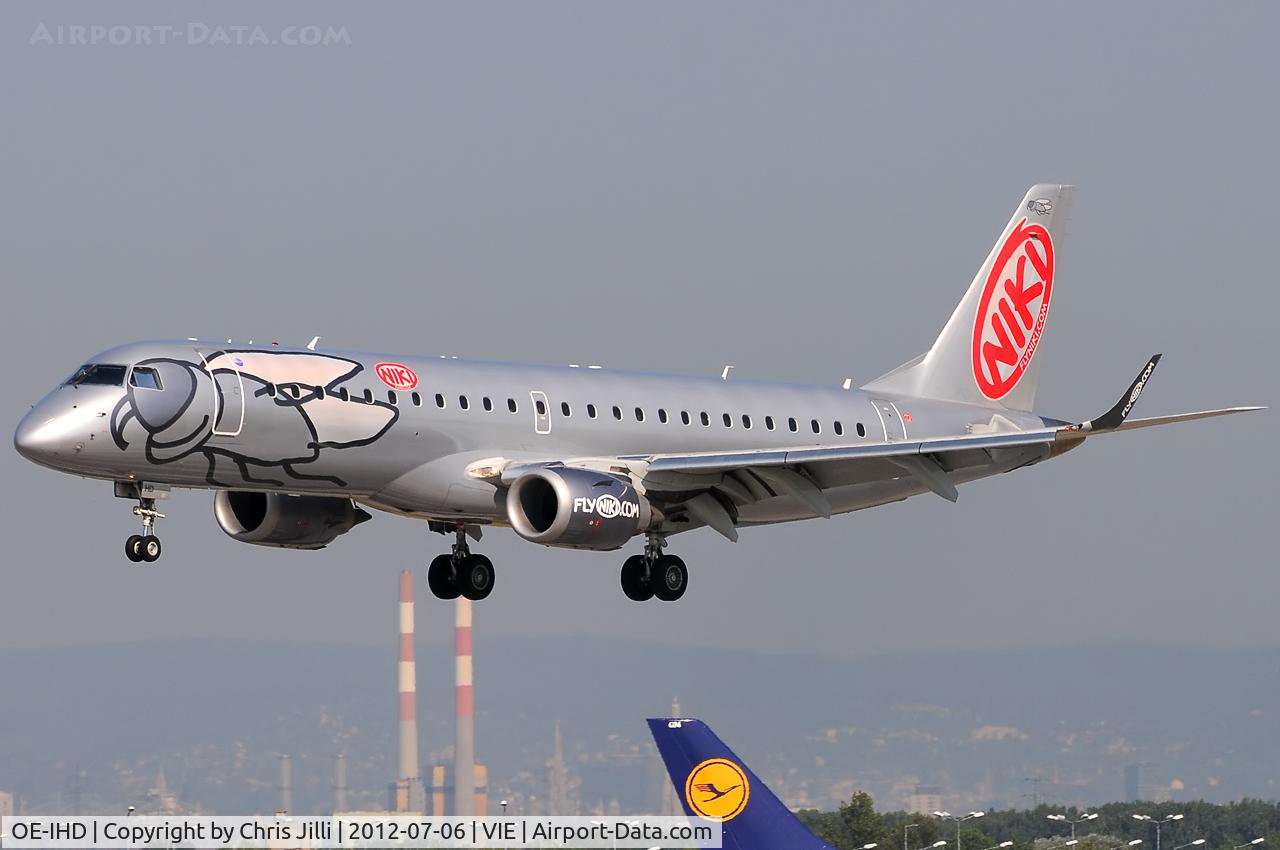 OE-IHD, 2010 Embraer E190 (ERJ-190-100) C/N 19000354, NIKI