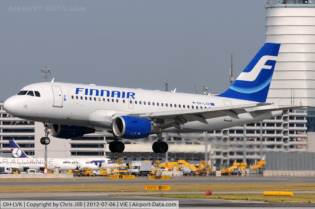 OH-LVK, 2004 Airbus A319-112 C/N 2124, Finnair