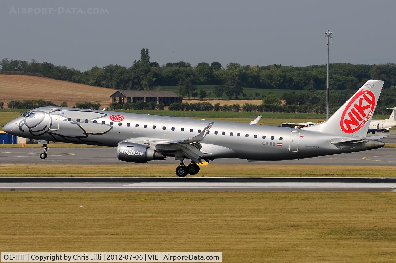 OE-IHF, 2011 Embraer 190LR (ERJ-190-100LR) C/N 19000420, NIKI