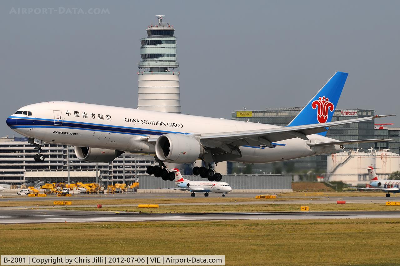 B-2081, 2010 Boeing 777-F1B C/N 37313, China Southern Cargo