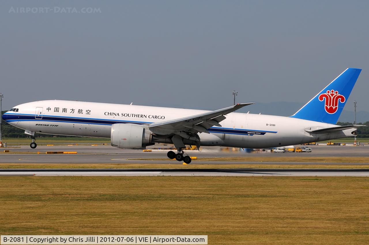 B-2081, 2010 Boeing 777-F1B C/N 37313, China Southern Cargo