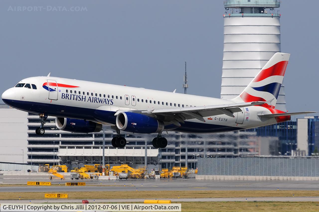 G-EUYH, 2010 Airbus A320-232 C/N 4265, British Airways