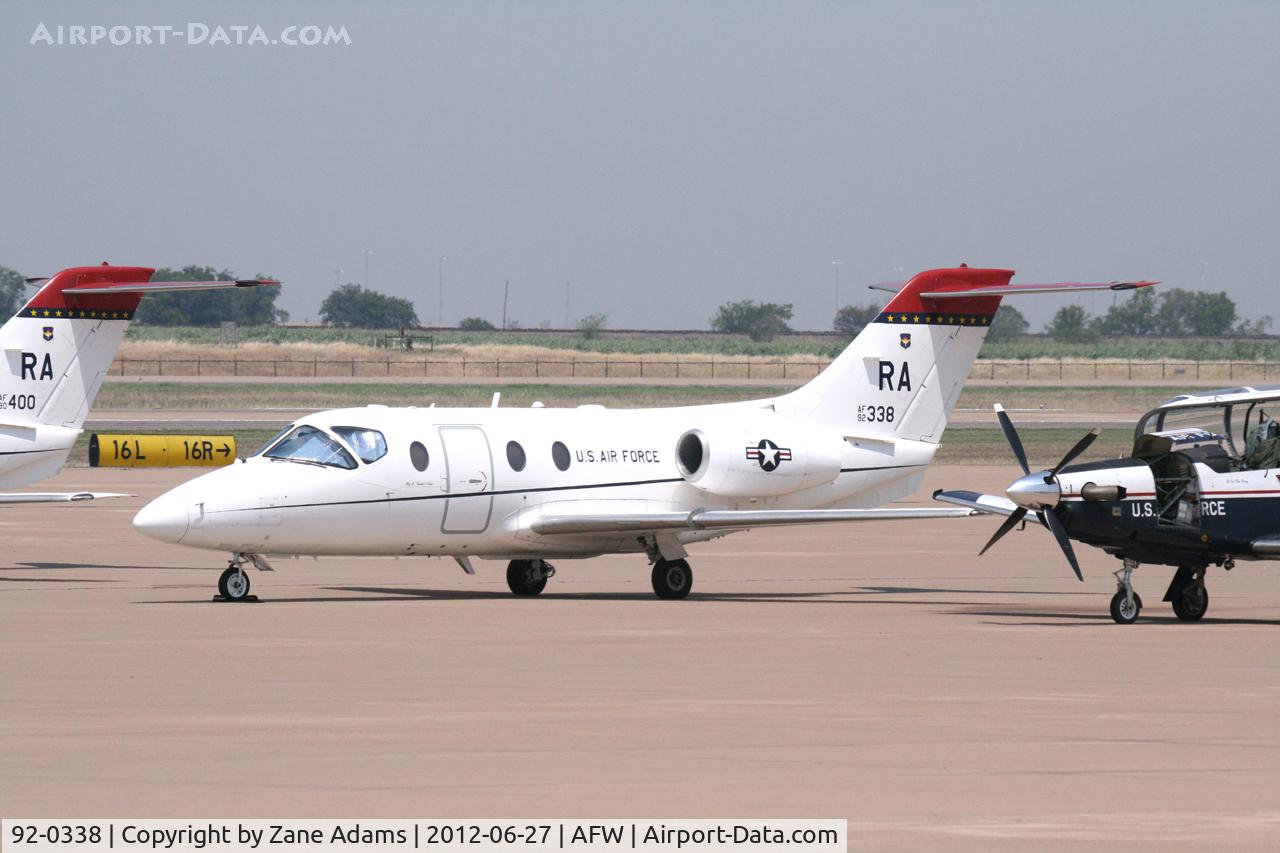 92-0338, 1992 Beechcraft T-1A Jayhawk C/N TT-52, At Alliance Airport - Fort Worth, TX