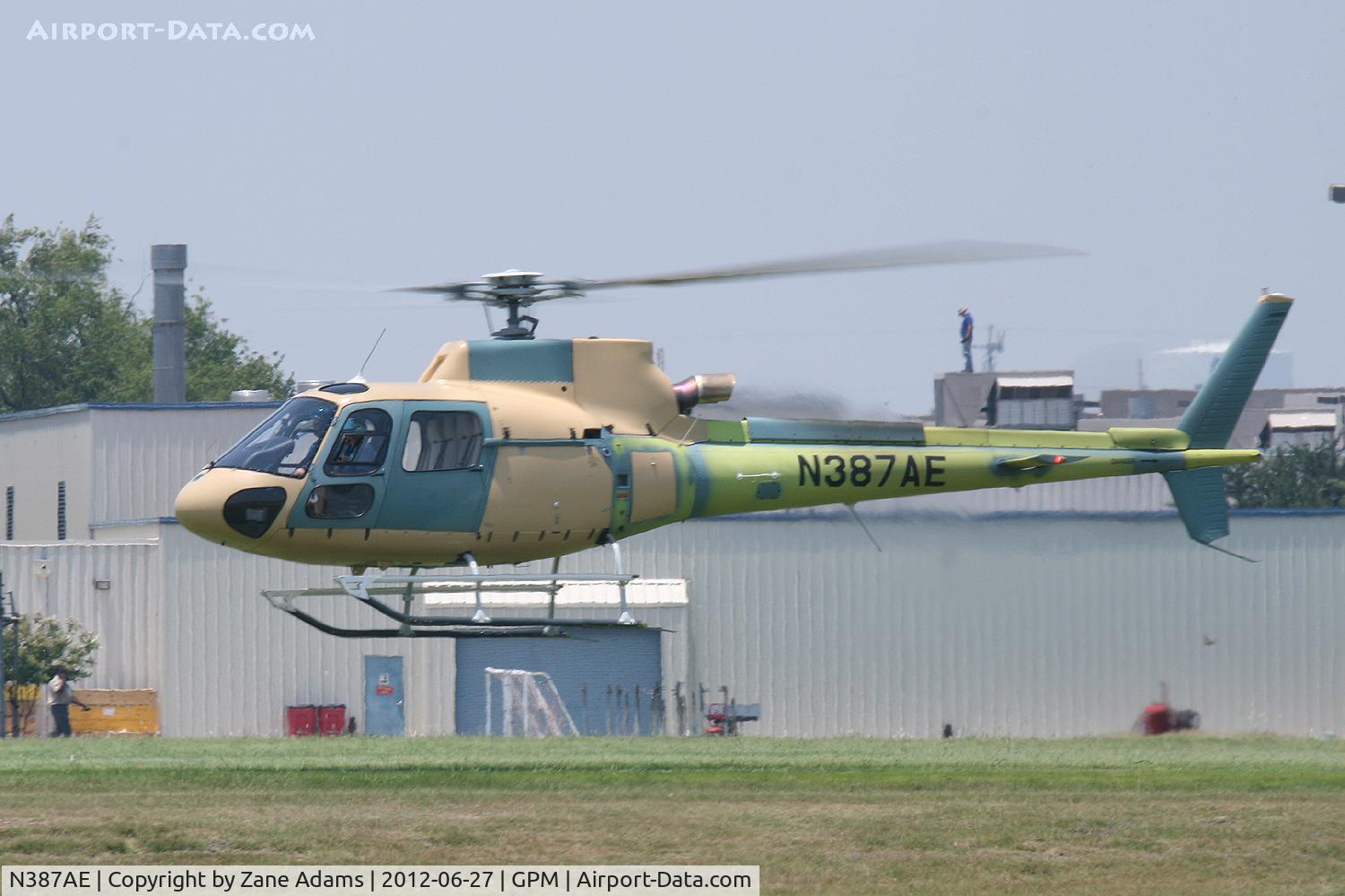 N387AE, 2012 Eurocopter AS-350B-3 Ecureuil Ecureuil C/N 7391, At Grand Prairie Municipal