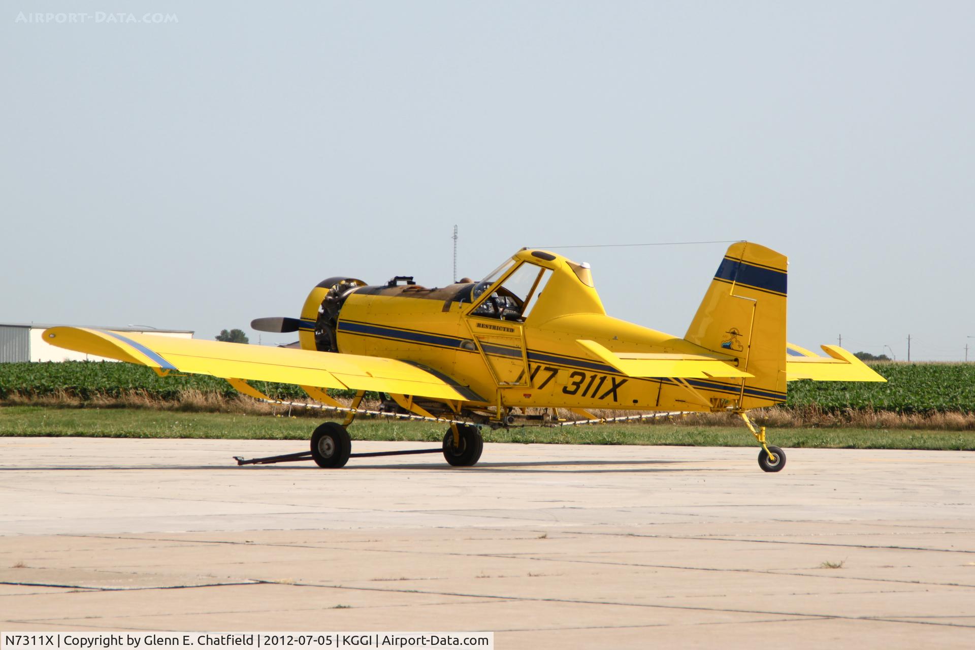 N7311X, 1986 Air Tractor Inc AT-301 C/N 301-0659, Parked out on the ramp