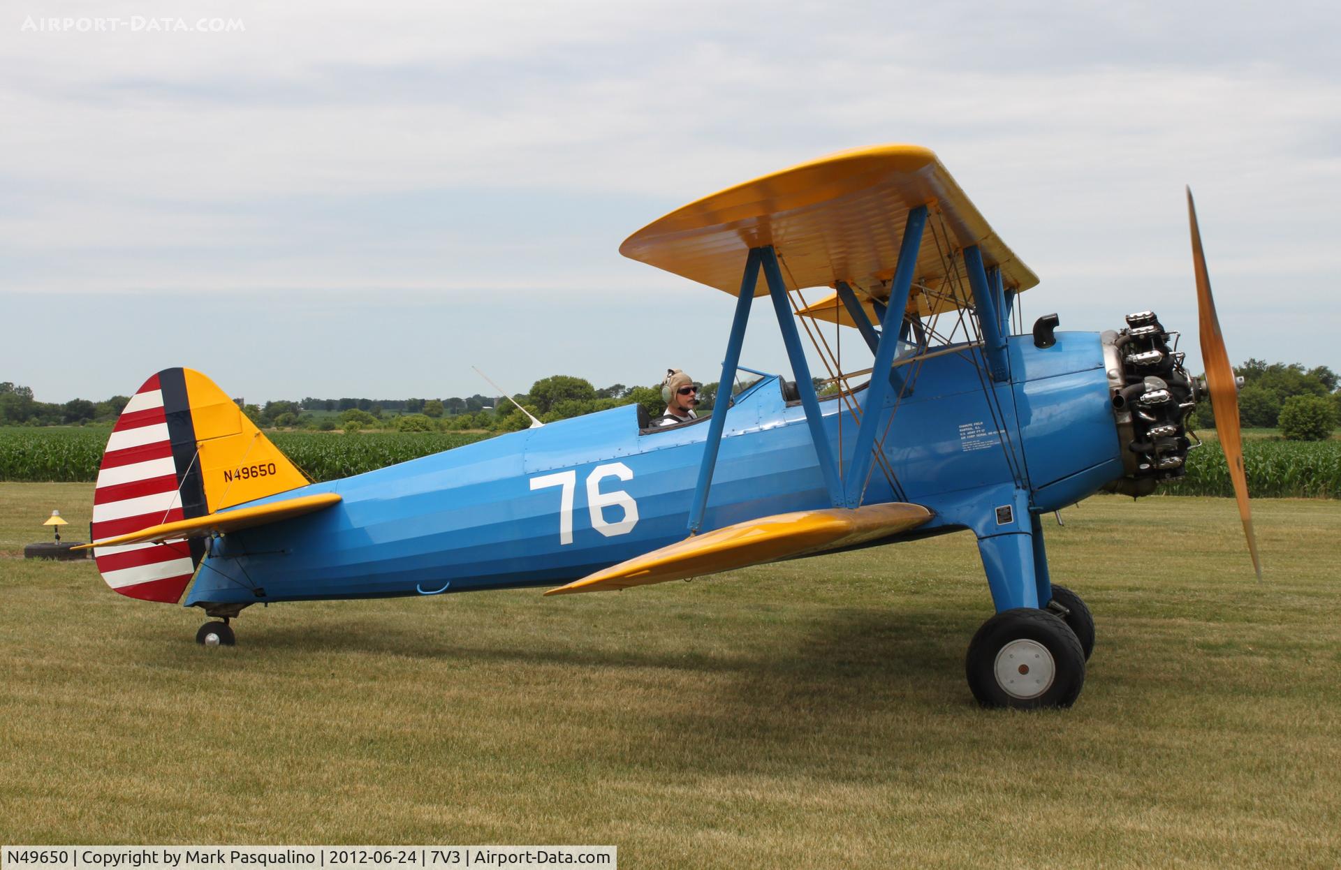 N49650, 1942 Boeing A75N1(PT17) C/N 75-4401, Stearman