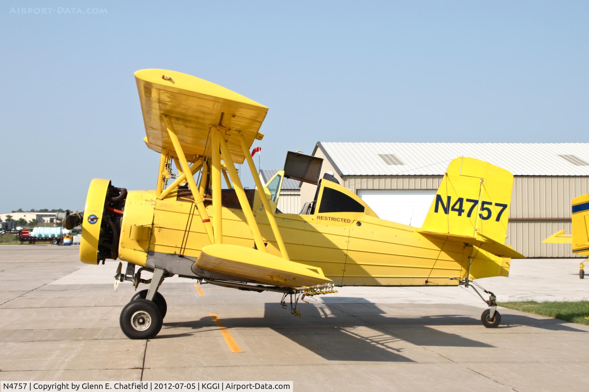 N4757, 1973 Grumman G-164A C/N 1091, Visitor from down south