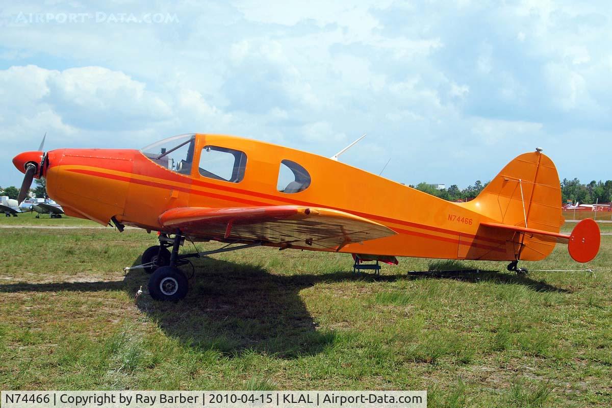 N74466, 1948 Bellanca 14-13-2 Cruisair Senior C/N 1579, Seen here.