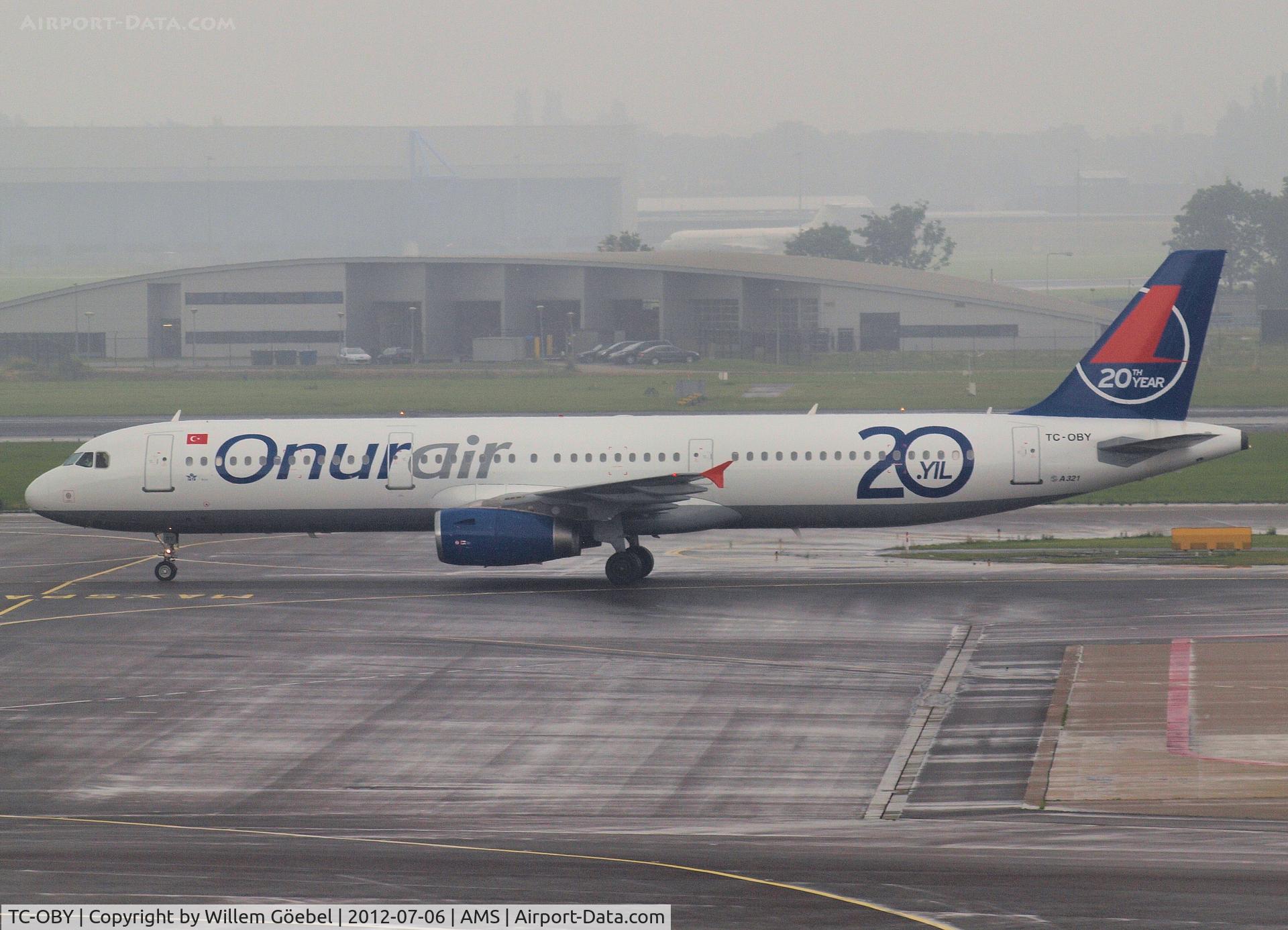 TC-OBY, 1998 Airbus A321-231 C/N 810, Taxi to runway 24 of Schiphol Airport