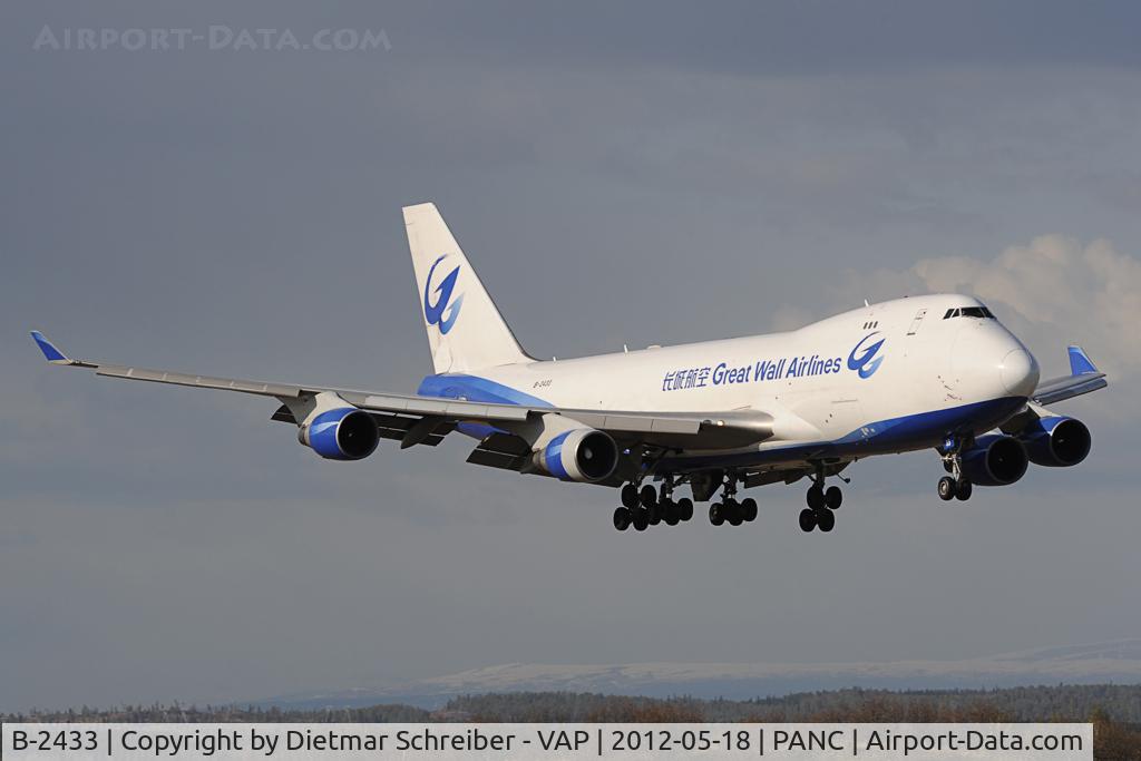 B-2433, 2000 Boeing 747-412F/SCD C/N 28027, Great Wall Boeing 747-400