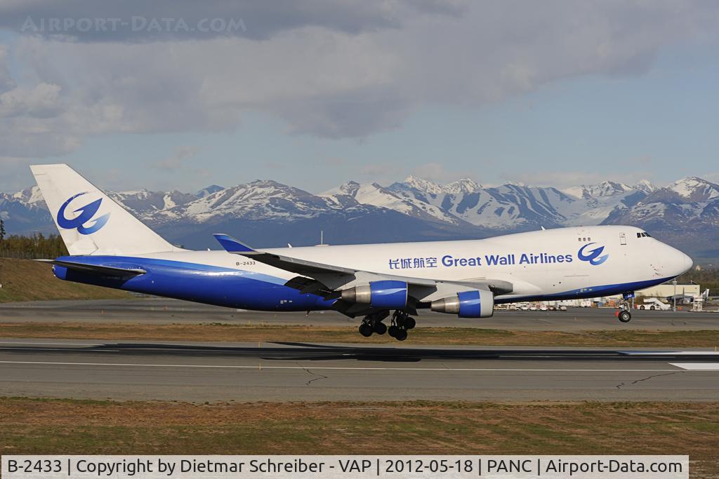 B-2433, 2000 Boeing 747-412F/SCD C/N 28027, Great Wall Boeing 747-400