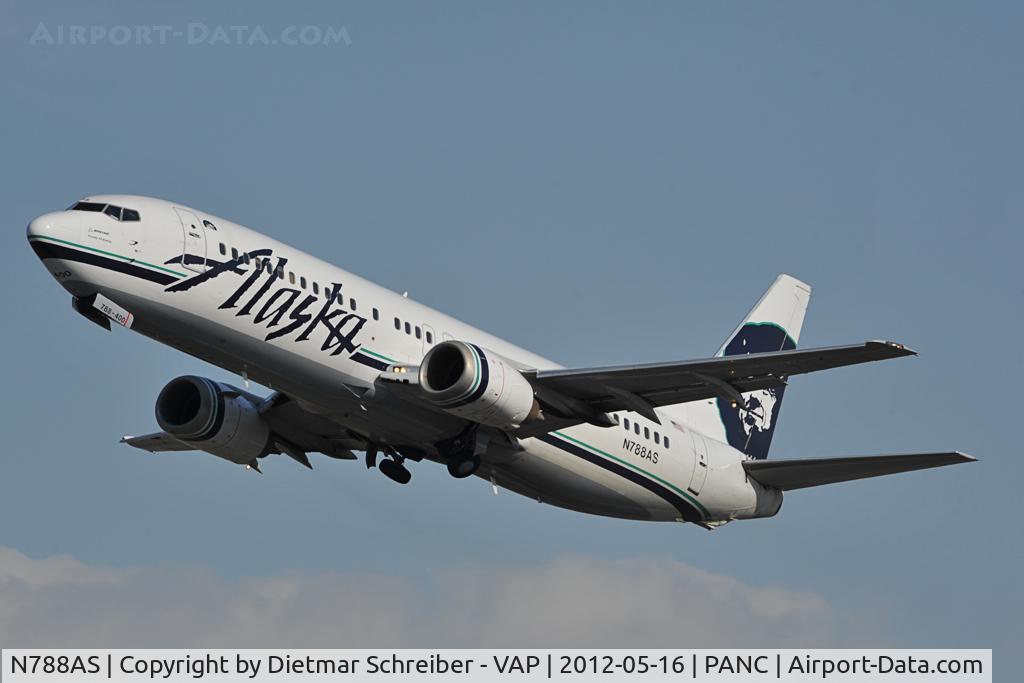 N788AS, 1997 Boeing 737-490 C/N 28885, Alaska Airlines Boeing 737-400