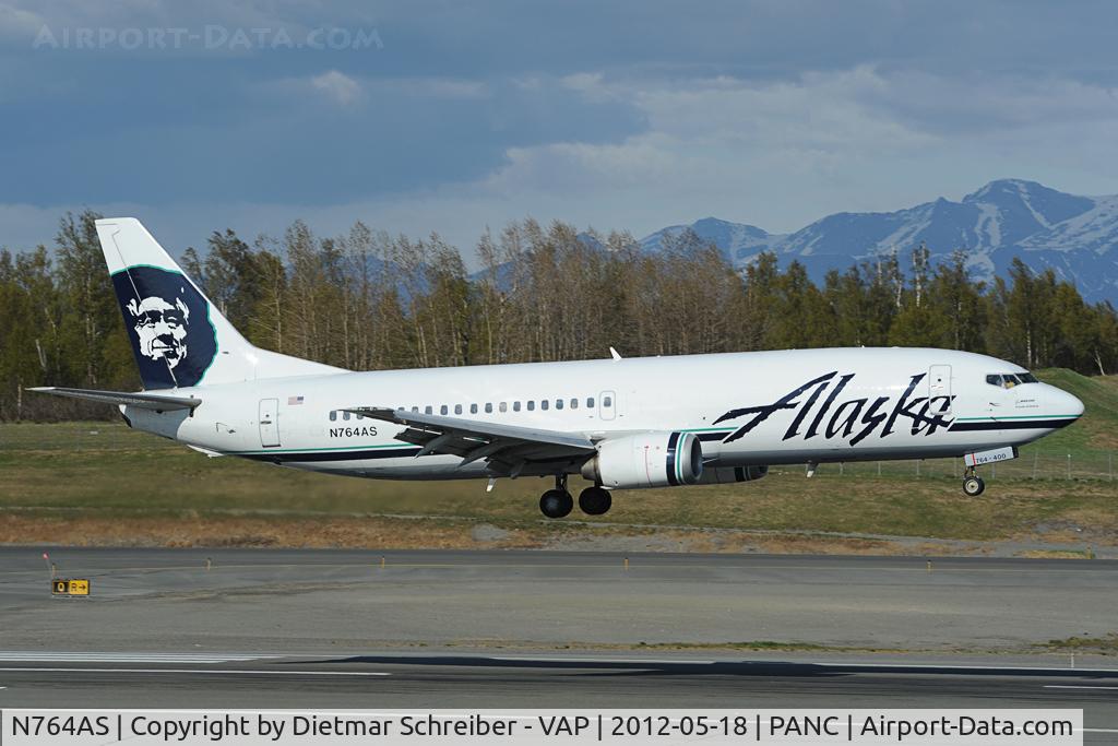 N764AS, 1992 Boeing 737-4Q8 C/N 25101, Alaska Airlines Boeing 737-400